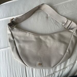 Brand New July Luggage Everyday Crescent Bag in Natural Color